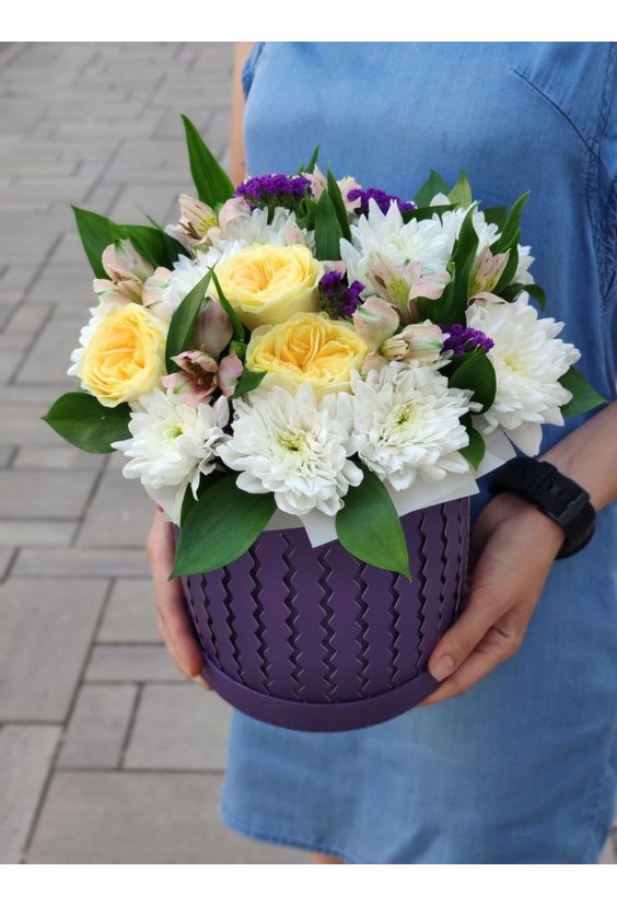 Композиция «Признание»  Статица - Бесплатная доставка цветов и букетов в Самаре. Заказ цветов онлайн, любой способ оплаты