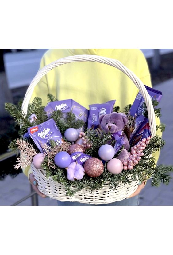 Корзина №1  Корзины с фруктами - Бесплатная доставка цветов и букетов в Самаре. Заказ цветов онлайн, любой способ оплаты