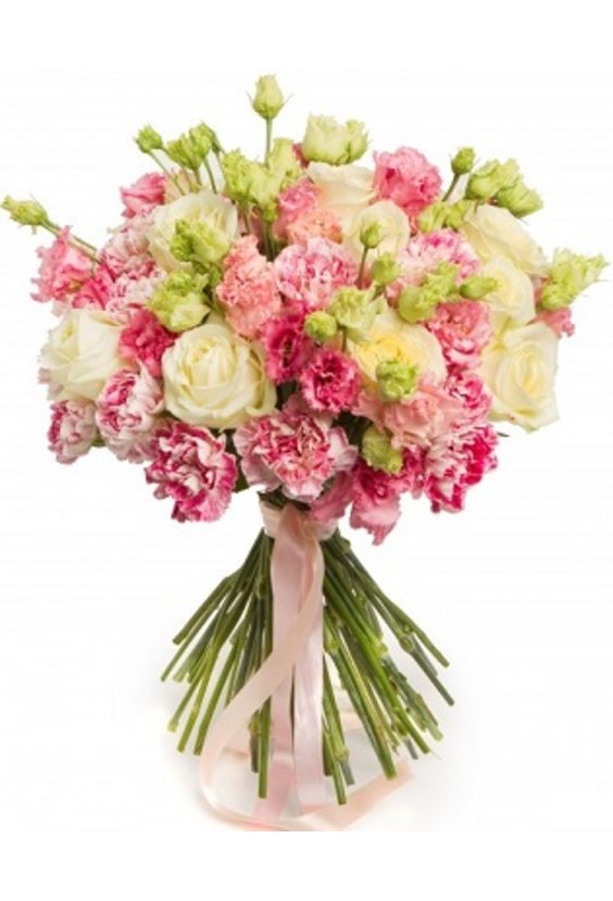Букет "Айскрим"  Гвоздика - Бесплатная доставка цветов и букетов в Самаре. Заказ цветов онлайн, любой способ оплаты