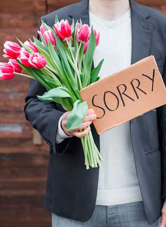 Как извиниться перед девушкой