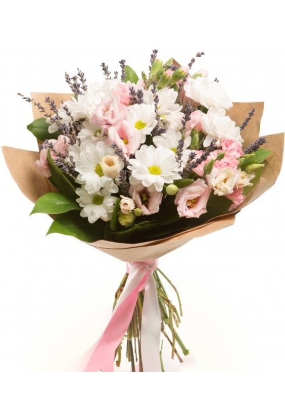 Букет "Романтика"  STANDART Букеты (до 3000) - Бесплатная доставка цветов и букетов в Самаре. Заказ цветов онлайн, любой способ оплаты