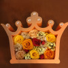 Корона "Моей королеве" (стаб. цветы)