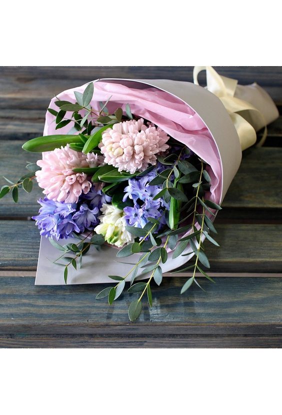 Букет "Весенний комплимент"  Букеты - Бесплатная доставка цветов и букетов в Самаре. Заказ цветов онлайн, любой способ оплаты