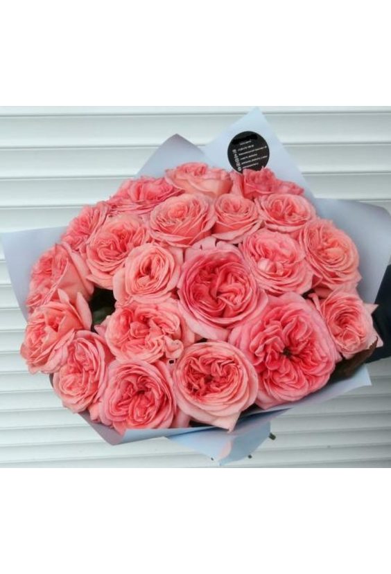 21 пионовидная роза   - Бесплатная доставка цветов и букетов в Самаре. Заказ цветов онлайн, любой способ оплаты
