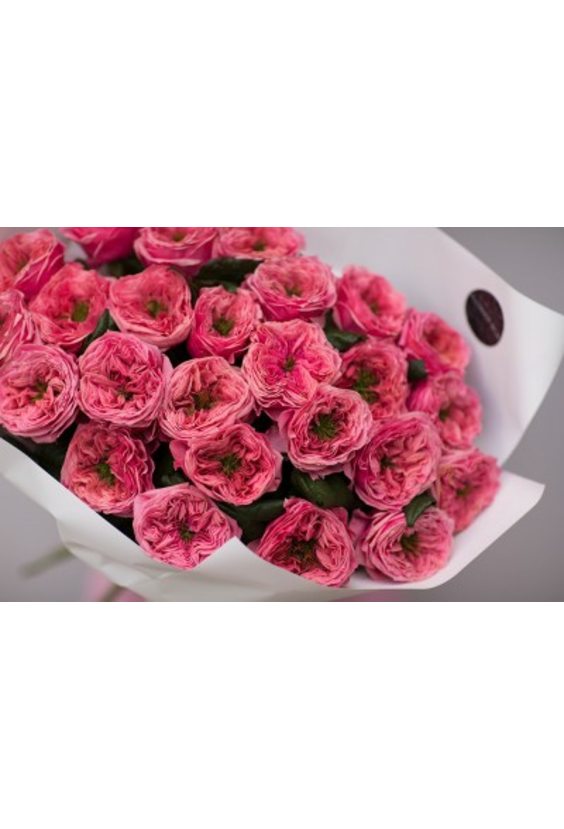  - 25 пионовидных роз в интернет-магазине Цветник 63 - доставка цветов в Самаре круглосуточно