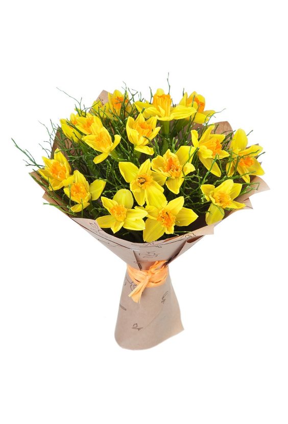  - Букет из нарциссов в интернет-магазине Цветник 63 - доставка цветов в Самаре круглосуточно