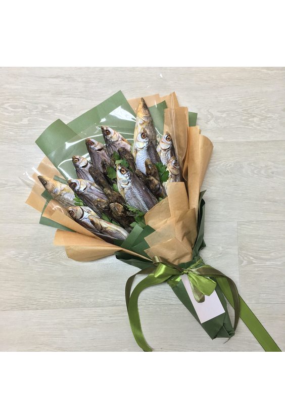 Мужской букет «Рыболовный»  Съедобные букеты - Бесплатная доставка цветов и букетов в Самаре. Заказ цветов онлайн, любой способ оплаты