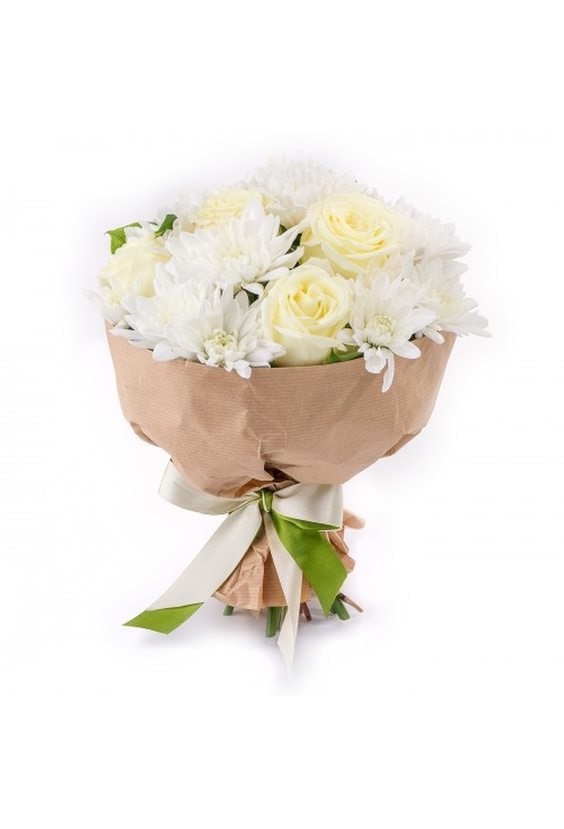  - Букет "Белые облака" в интернет-магазине Цветник 63 - доставка цветов в Самаре круглосуточно