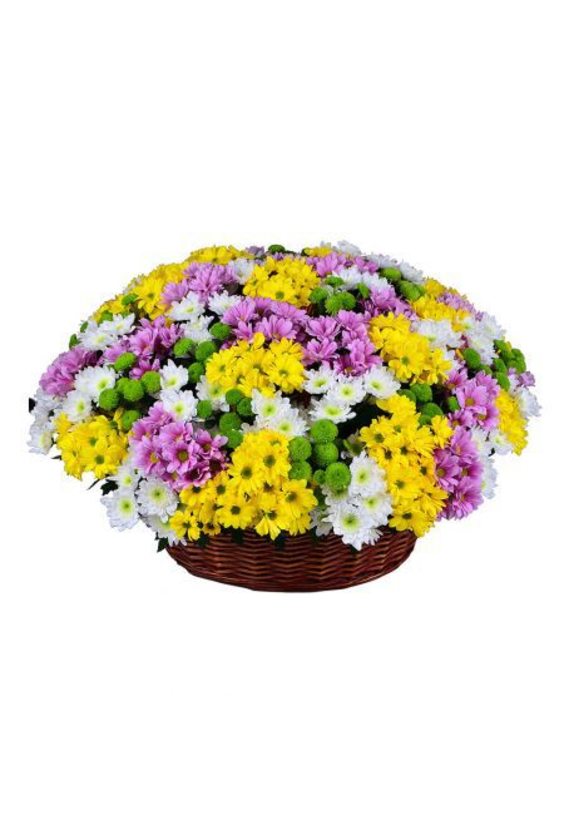 Корзина «Осенний микс»   - Бесплатная доставка цветов и букетов в Самаре. Заказ цветов онлайн, любой способ оплаты