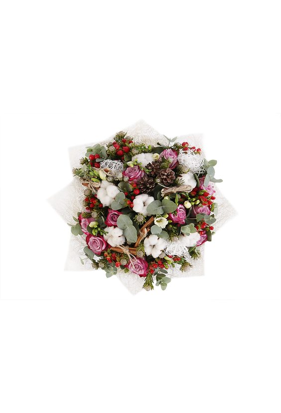 1 - Букет «Морозное утро» в интернет-магазине Цветник 63 - доставка цветов в Самаре круглосуточно