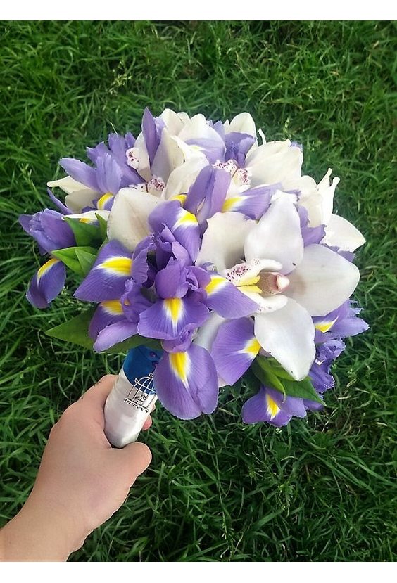  - Букет невесты «Синее небо» в интернет-магазине Цветник 63 - доставка цветов в Самаре круглосуточно