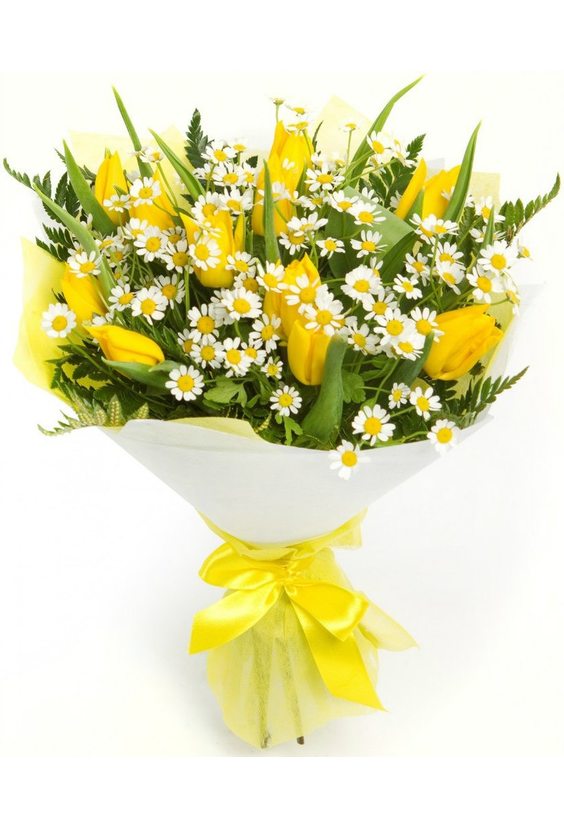 Букет "Солнышко"  STANDART Букеты (до 3000) - Бесплатная доставка цветов и букетов в Самаре. Заказ цветов онлайн, любой способ оплаты