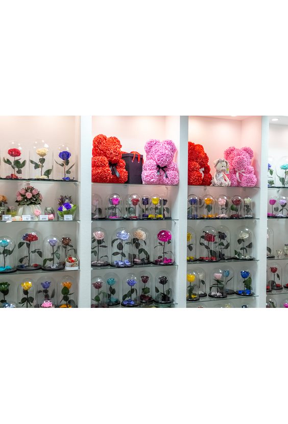 Роза в колбе King Size  PREMIUM Букеты (3000-7000) Бесплатная доставка цветов и букетов в Самаре.