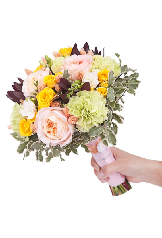 Свадебный букет № 38  Свадебные букеты - Бесплатная доставка цветов и букетов в Самаре. Заказ цветов онлайн, любой способ оплаты