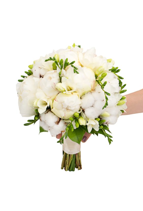 Свадебный букет № 47   - Бесплатная доставка цветов и букетов в Самаре. Заказ цветов онлайн, любой способ оплаты