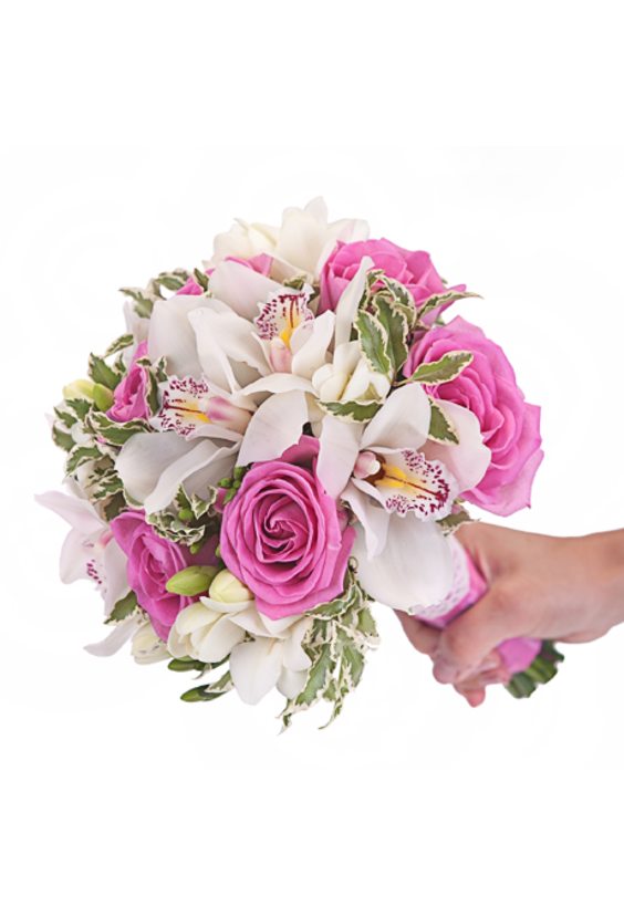 Свадебный букет № 49  Букеты - Бесплатная доставка цветов и букетов в Самаре. Заказ цветов онлайн, любой способ оплаты