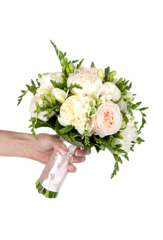 Свадебный букет № 81  Букеты - Бесплатная доставка цветов и букетов в Самаре. Заказ цветов онлайн, любой способ оплаты