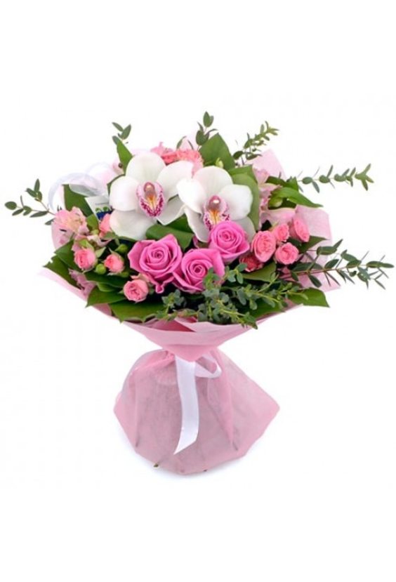 Букет " Комплимент от Орхидей"   - Бесплатная доставка цветов и букетов в Самаре. Заказ цветов онлайн, любой способ оплаты