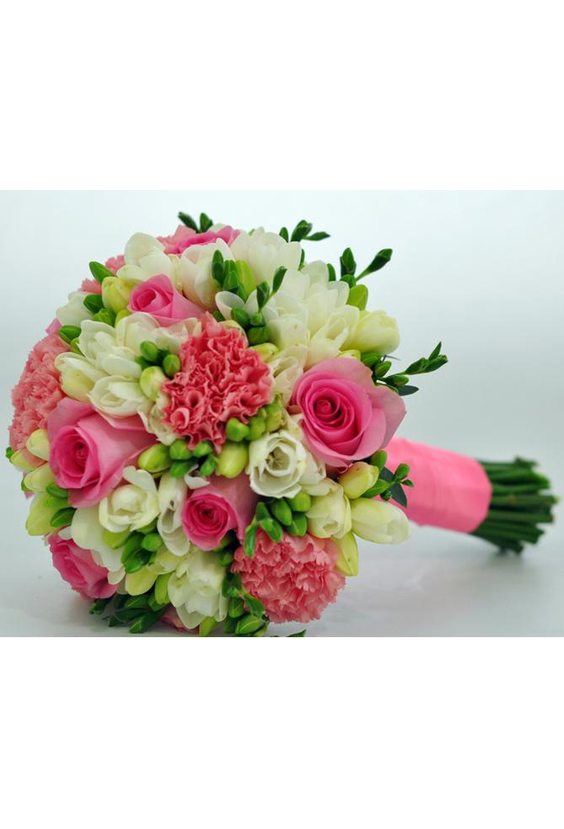 Букет невесты № 102  Свадебные букеты - Бесплатная доставка цветов и букетов в Самаре. Заказ цветов онлайн, любой способ оплаты
