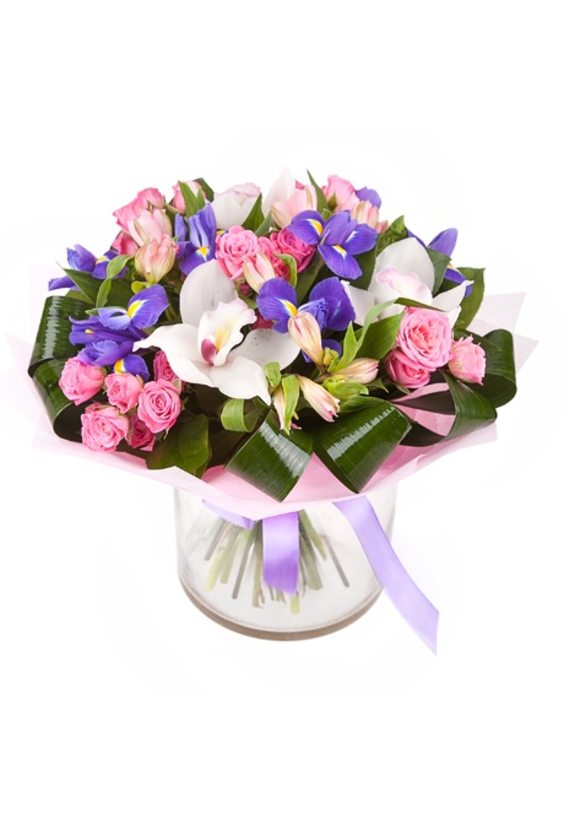 Букет Мальвина   - Бесплатная доставка цветов и букетов в Самаре. Заказ цветов онлайн, любой способ оплаты